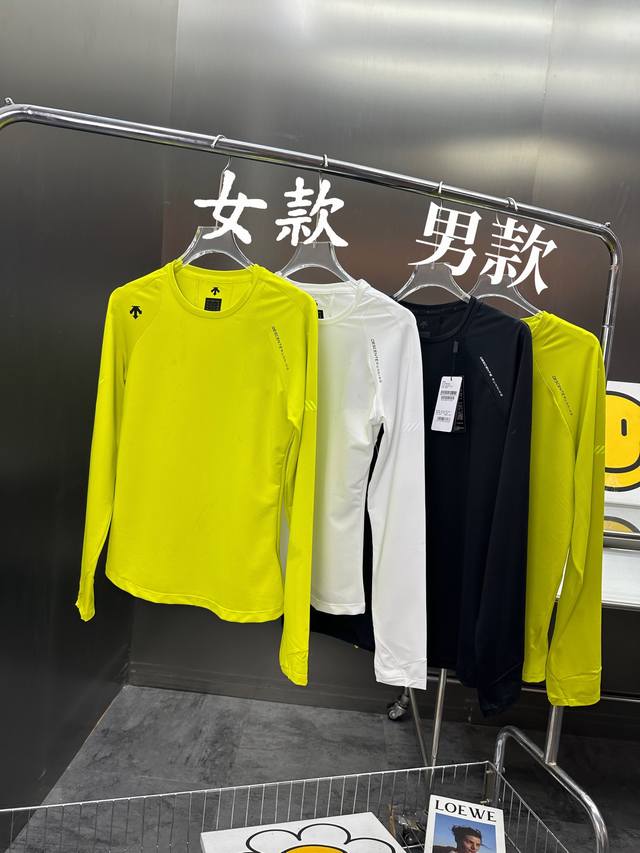 Descente迪桑特Women’Srunning系列F360长袖圆领针织T恤 25秋最新Running系列男款＋女款 热爱运动的每一位都逃不脱的迪子它的专业会