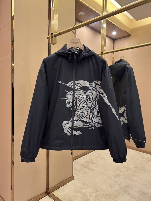 马术骑士徽标尼龙外套#