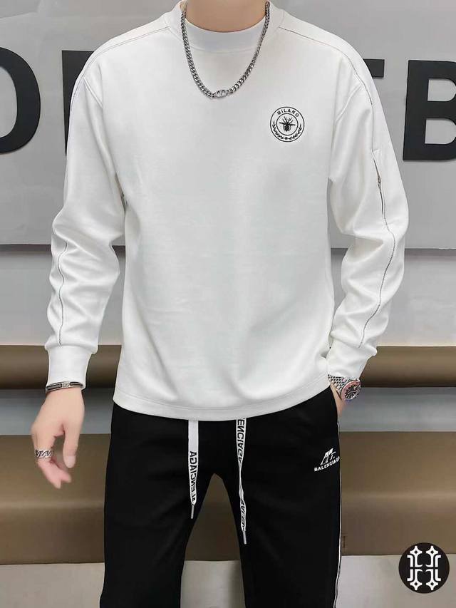 Dior 迪*奥 2025年秋冬新款男士休闲欧棉套头卫衣，独特印花风格工艺来呈现主题设计 单穿内搭都很出彩，合体的剪裁，精致的五金辅料，面料采用定制的材质，蓬松