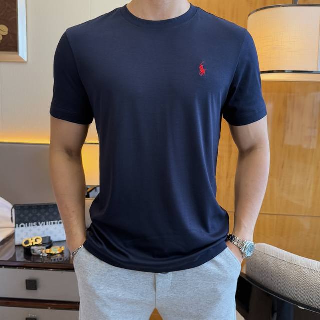 保罗- 2025Ss蛇年贺岁款春夏精品短袖T恤 官网同步 高端品质 定制顶级丝光棉面料，顶级大厂1:1制作，时尚大牌重工艺Logo设计，手感柔软细腻 穿着亲肤舒