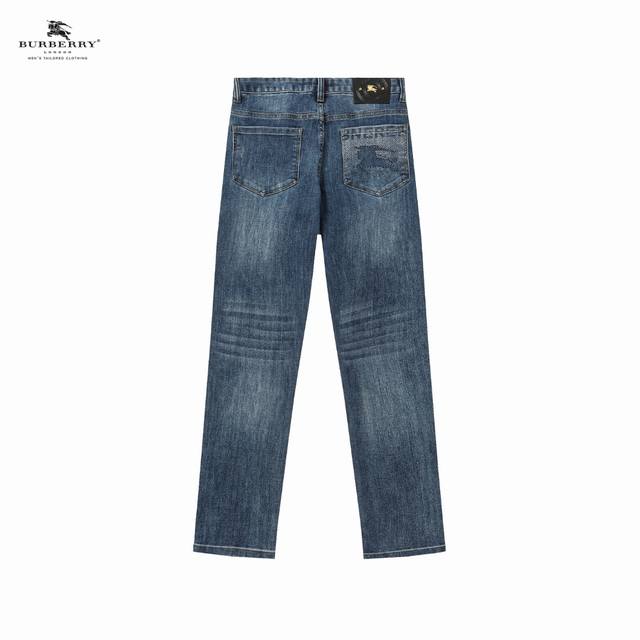 941# Bbr巴宝莉25Ss秋冬印花字母牛仔裤 復古风格 年代与时尚的结合，引领潮流No.1 1856限定版 复古风来袭 外贸渠道货 定制面料 客供五金Yb开