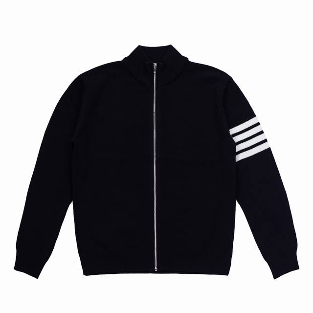 款号M30 隔天出货 P 顶级版本 Tb-汤姆郎秋冬拉链款外套羊毛.重工艺毛衣甄选客供进口100%美丽奴羊毛制作而成，面料触感爽滑软糯，细腻柔软的绒毛质感，如婴