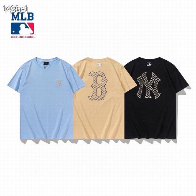 型号013 高品质 可扫码 Mlb 最新款专柜同步生肖刺绣标！高端定织定染面料发泡印花短袖T恤 今年的Ny真是火到天际，在各种选择之下精挑细选选出来的，无论是品