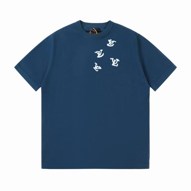 Louis Vuitton路易威登 爵士乐队人物提花针织毛织短袖 此款短袖针织衫取材进口定制面料 质感高级 舒适柔软 经典版型 采用提花针织工艺完成前后幅Log