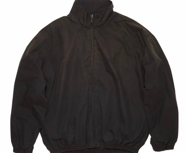 款号 Ac999 Acne Studios Fw25 字母徽标印花，宽松拉链长袖夹克外套 男女同款 颜色 :做旧黑，做旧白 尺码 : S M L Xl