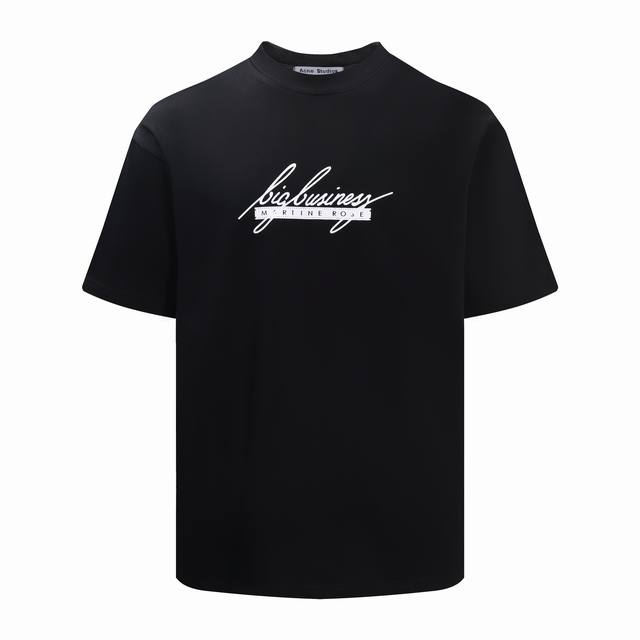 款号 : Mr02 Martine Rose 印花圆领落肩短袖直筒套头T恤 男女同款 颜色 : 黑色，白色 尺码 : S M L Xl