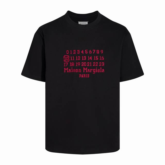 编号M # 80 Maiso Margiela 吉拉M6 春季短袖刺绣T恤系列爆款！123456789~23男女同款# 款 官网购入,保证原汁原味 原版定制 顶