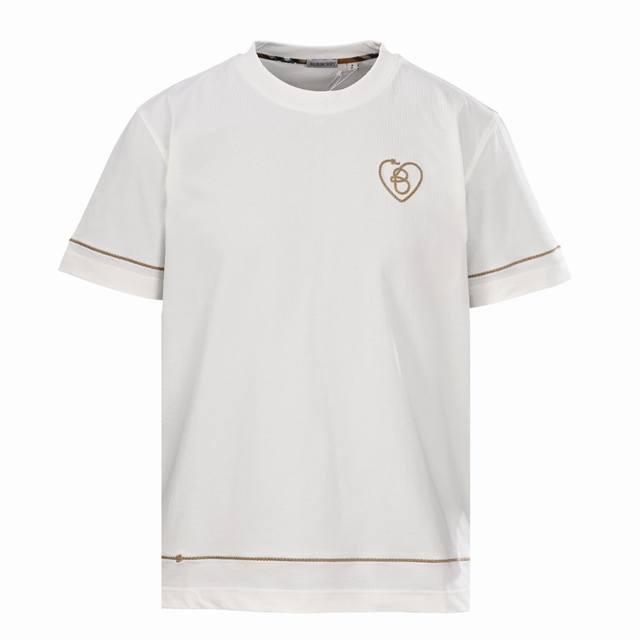Burberry巴宝Bbr情人节限定 爱心字母短袖T恤 原版3300购入，面料采用Bbr专用260G用15S精棉平纹面料。水洗后手感细腻柔软。进口机刺绣立体工艺