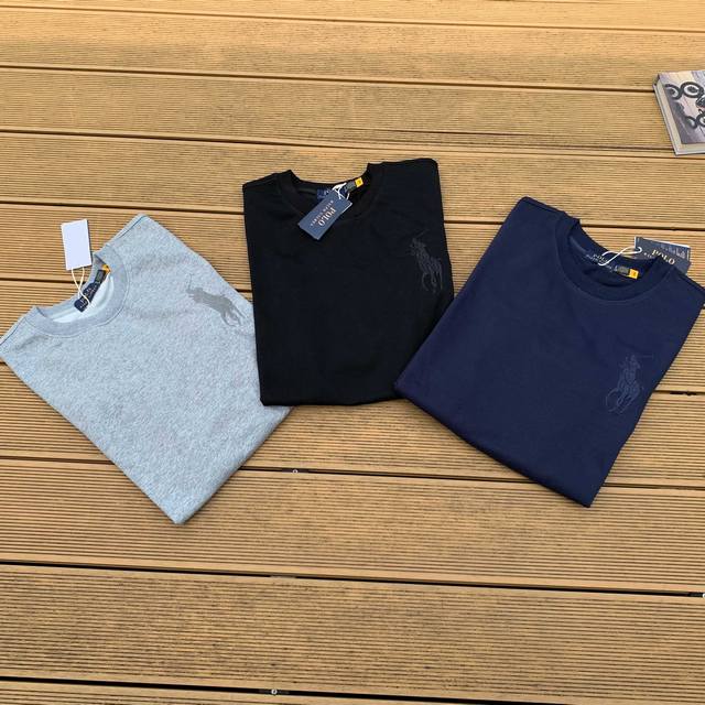 款号:S085 Ralphlauren 拉夫劳伦2025秋冬新款大马标刺绣毛圈卫衣 拉夫劳伦减龄单品，大衣面料采用60%棉40%涤，既保留了棉质的柔软舒适与透气