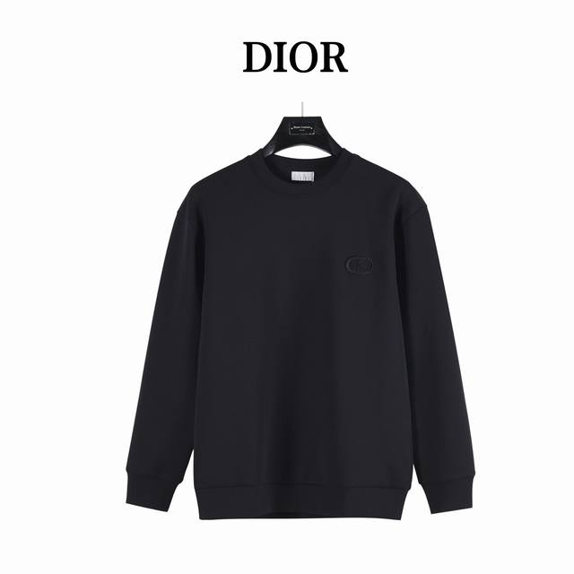 Dior 迪奥 经典Cd字母刺绣长袖 Dior 迪奥 经典Cd字母刺绣长袖 25秋冬 八明治空气层套头圆领卫衣，男女同款时尚休闲套头卫衣衫！贸易公司渠道稀出，领