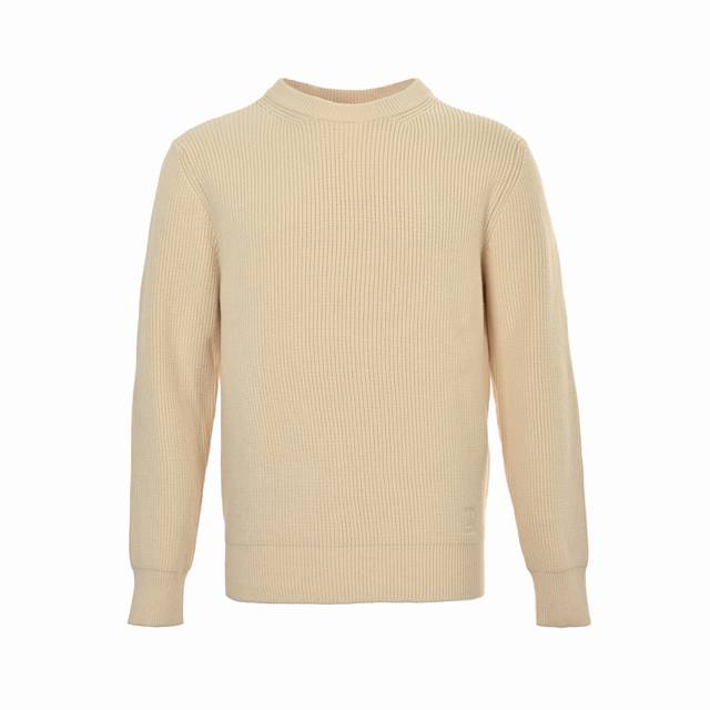 Louis Vuitton 路易威登 25Fw 刺绣标识针织圆领毛衣 面料：采用30%羊毛，20%羊绒，50%棉。混纺毛纱。该款毛料织出成品版型偏为立体，整体效