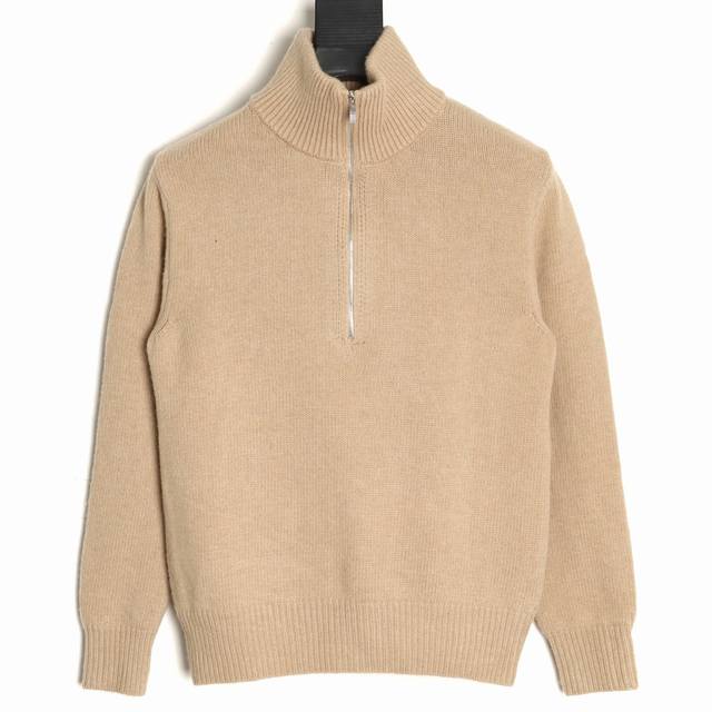 Thom Browne 汤姆布朗 Tb 25Fw 大鹅半拉链毛衣 本产品根据原版使用定制羊毛纱线5根进纱编织。等同原版厚度，保暖度，上手上身度极强。根据原版要求
