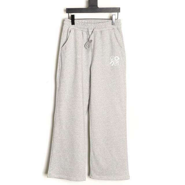 Loewe X On 罗意威 25Fw 昂跑联名长裤 釆用纯棉毛圈400克面料 侧边字母提花螺纹边带 做工极致还原 上身超好看 尺码：S-Xl