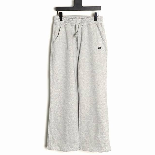 Alo 25Fw 硅胶字母长裤 釆用纯棉毛圈400克面料 侧边字母提花螺纹边带 做工极致还原 上身超好看 尺码：S-Xl