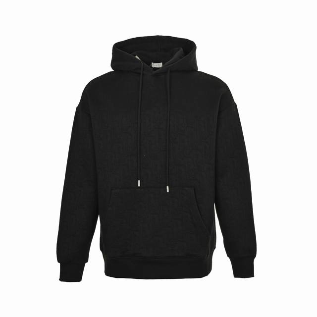 Dior 迪奥 24Fw 暗纹老花提花连帽卫衣 以最卓越的品牌标志性花纹为设计靓点,精湛的工艺技术成就最火最潮的Icon... 精仿棉纱运用平织割绒的手法艰难制