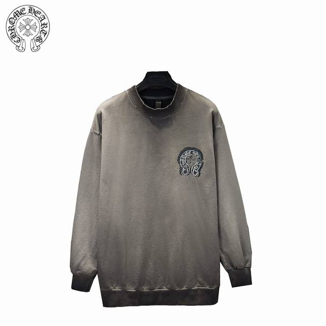 Chrome Hearts 克罗心25Fw做日喷漆圆领卫衣 采用订色订染毛圈纯棉卫衣面,420G双股双纱,手感舒适 进口针织针梳棉进行制作,厚度适中,有垂感又有 Chrome Hearts 克罗心25Fw做日喷漆圆领卫衣 采用订色订染毛圈纯棉卫衣面,420G双股双纱,手感舒适 进口针织针梳棉进行制作,厚度适中,有垂感又有
