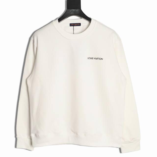Louis Vuitton 路易威登 Lv 25Fw 人头圆领卫衣 480G高级精梳棉面料 专柜领标 代购级白色厚板吊牌 原版吊粒 前后都是立体发泡印花 层次感