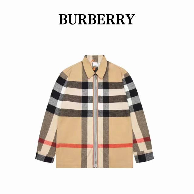 Burberry 巴宝莉 22Fw 大格纹衬衫外套 第一时间购入Zp，定织定染羊毛混纺格纹面料，全身多处对位拼接操作，面料损耗极大，相对老款小格子外套的损坏，新