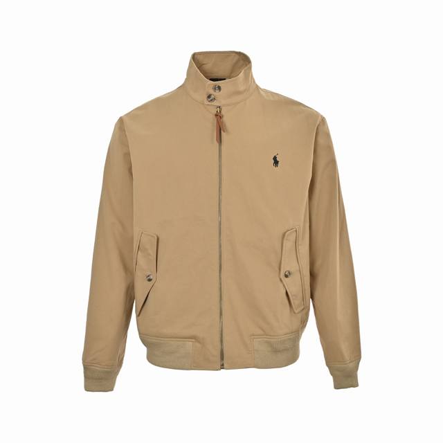 Ralph Lauren 拉夫劳伦 25Fw 经典小马标刺绣夹克外套 货号Rl1 面料是双层胫骨感，分量感十足！不会像常规夹克一样厚重，纯棉材质很普通的面料摸起