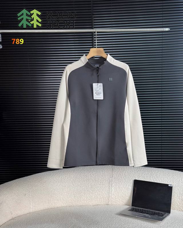 秋冬新品Kolonsport可隆户外拉绒立领开衫！男女同款 客供针织拉绒面料，摸起来软Fufu ，亲肤又透气，像被云朵轻轻裹住～运动出汗也不怕闷，舒适度直接拉满