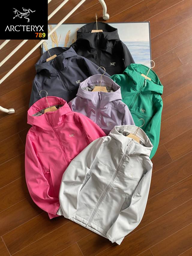 印花款 Arcteryx Gamma Mx始祖鸟防风冲锋衣 100％放心出门 随意进出任何潮流场合户外全天候系列 Essentials Gamma Mx软壳加绒