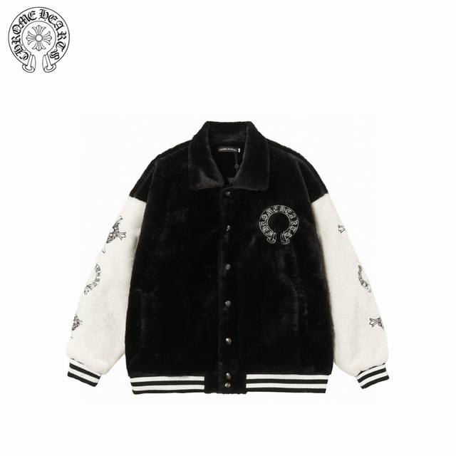 Chrome Hearts 克罗心25Fw免貂植绒外套 订购原版开模 历时一个月终于出货了，简直太爱了 上身真的超级帅。抖音某博主讲今年克罗心 新出的会成为未来