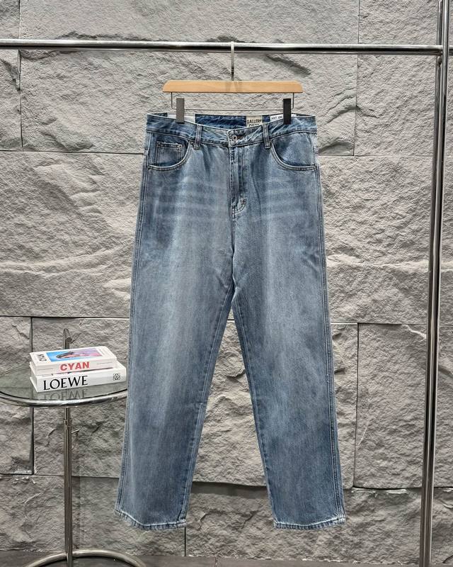 Gallery Dept 经典款刺绣泼墨洗水牛仔裤直筒牛仔长裤男女同款 实拍！实拍！实拍！ 实拍发货，不存在货不对板！ 质量与性价比并存的天花板！顶级版本！ 老