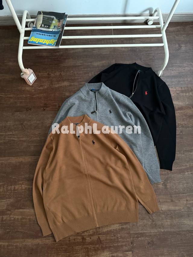 Ralph Lauren 拉夫劳伦刺绣开衫长袖针织衫毛衣外套 核心质感与设计：将“质感”与“腔调”贯穿整体，甄选挺阔有型的优质面料，触感细腻高级，上身如云朵般舒