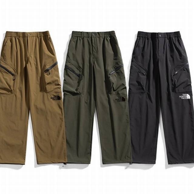 The Northface 北面秋冬新款防风防水户外滑雪裤运动休闲冲锋裤 可直筒可束口 采用专业户外三防科技面料，耐磨，荷叶式拒水防泼水！透气性好！ 版型宽松直