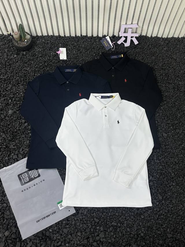 加绒款 Ralph Lauren 拉夫劳伦 秋冬新品翻领长袖卫衣户外运动Polo衫 - 加绒户外翻领长袖 运动、登山、健身、日常通勤装，合身不紧身，宽松不松垮，