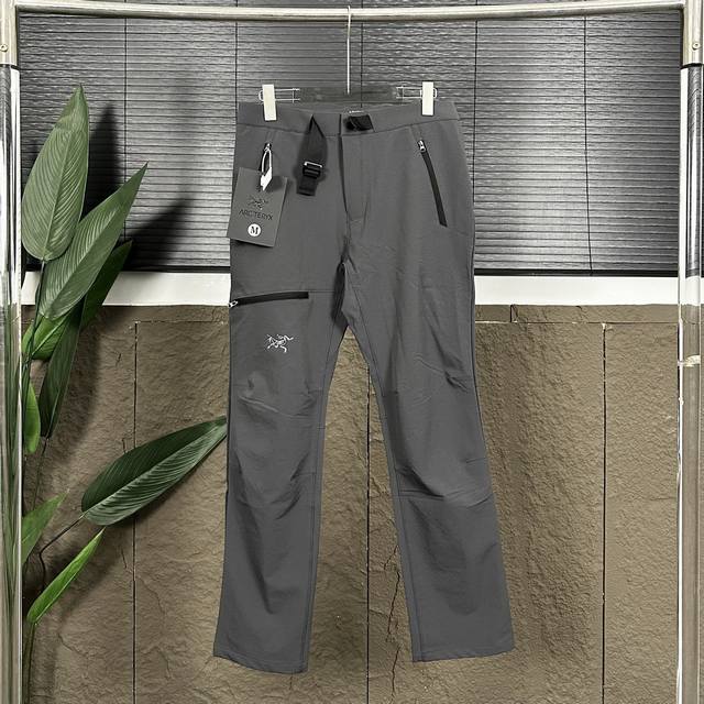 10送清洗剂 款号：Dj1320 顶级版本 Arcteryx Gamma Lt Pant软壳刺绣冲锋裤 始祖鸟加厚秋冬速干长裤 始Z鸟男款轻便灵活快干立体剪裁徒