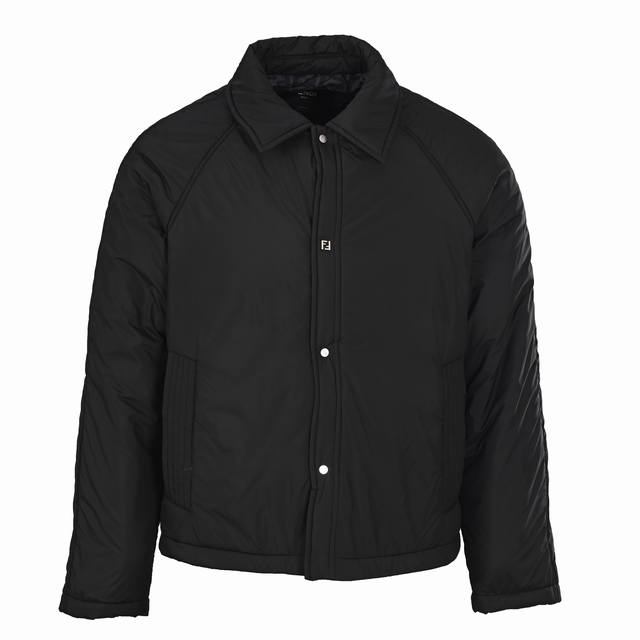 Fendi芬迪Fd 华达呢薄棉夹克外套 正品26000购入开发，聚酯纤维尼龙面料，司马登双F尼龙里布，内里填充1000洗水棉，人工钉标，手工包缝，定制辅料，宽松