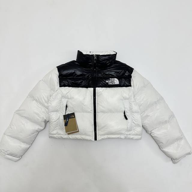 特价 吊打市场高版本，欢迎对比 款号：10165 纯羽绒！堪比正品！ Tnf北面肯豆女款高腰三格短款纯羽绒服 纯属超级良心价 面料一比一定制 手感与专柜无异 国