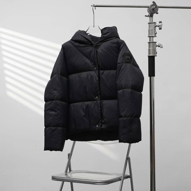 工厂P直供 Canada Goose丨加拿大鹅4829 Rhoda系列连帽羽绒服 配色：黑色 尺码：Xs-L