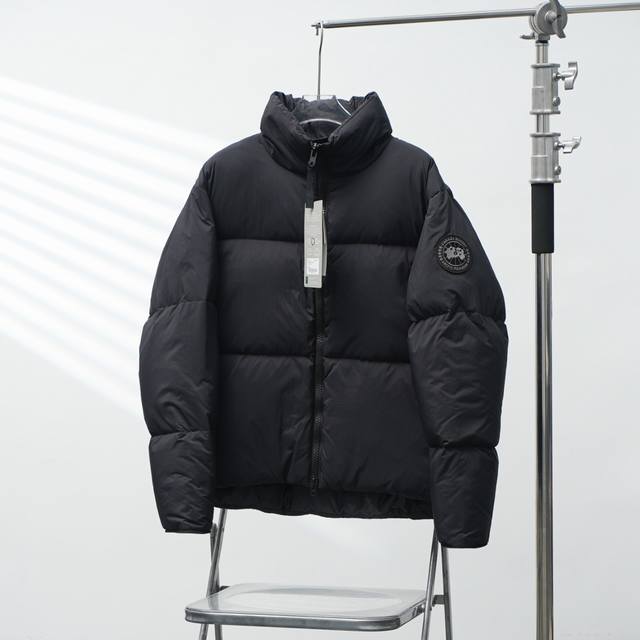 Canada Goose丨加拿大鹅2802袖标立领羽绒服 配色：黑色黑标 尺码：Xs-Xxl