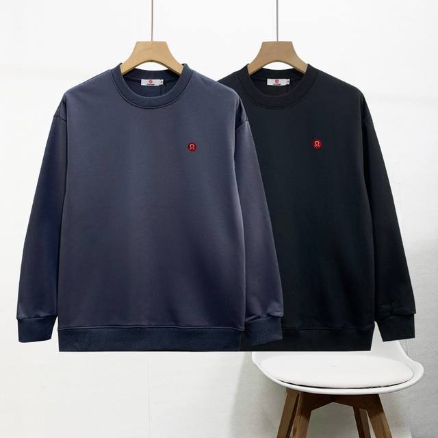 高品质 Lulu-卫衣刺绣新款工艺情侣款毛圈卫衣 高端高品系列 绝对强烈推荐！高品质，细节很到位， 舒适透气！胸前经典刺绣-Logo，舒适不紧绷，做工细节都无可