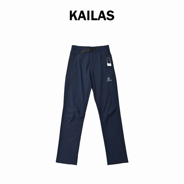 Kailas 凯乐石 秋冬款 城市机能软壳冲锋裤 刺绣Logo登山徒步休闲长裤户外系列 户外登山软壳裤！经典刺绣Golo，穿着更舒服！非常时尚的一款休闲运动户外