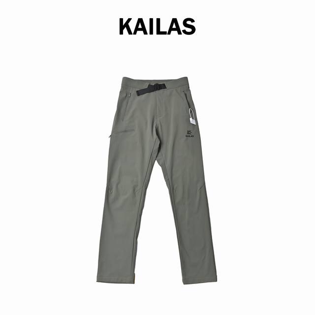Kailas 凯乐石 秋冬款 城市机能软壳冲锋裤 刺绣Logo登山徒步休闲长裤户外系列 户外登山软壳裤！经典刺绣Golo，穿着更舒服！非常时尚的一款休闲运动户外