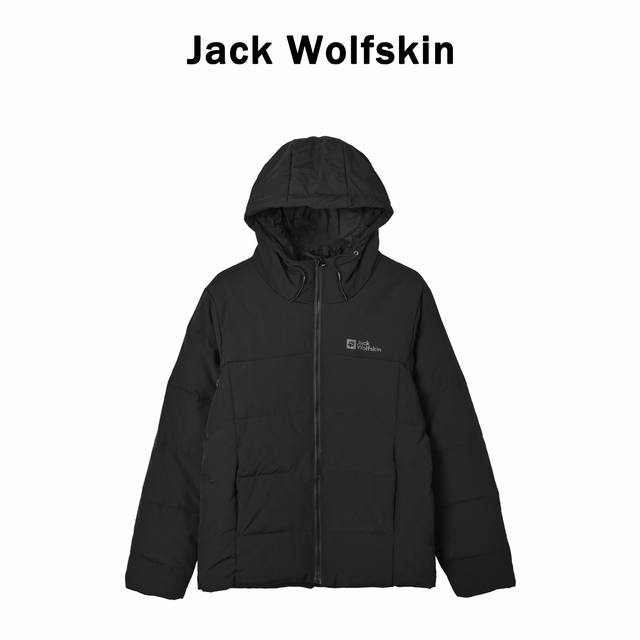 狼爪Jack Wolfskin Gapponplatz 700蓬防风防泼水连帽保暖羽绒服 此款羽绒服采用700蓬鸭绒填充，绒子含量85%，充绒量在200-250