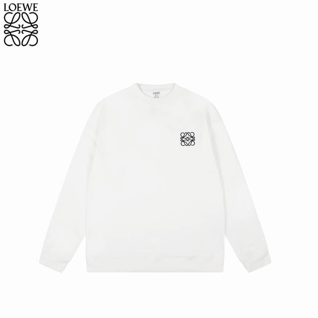 Loewe 罗意威 25Fw经典胸口刺绣圆领卫衣 不需要所谓烂大街的华丽文案 主打品质 - 面料经过2次高温缩水固色 不易褪色变形 -正确Os版型 不省面料 只