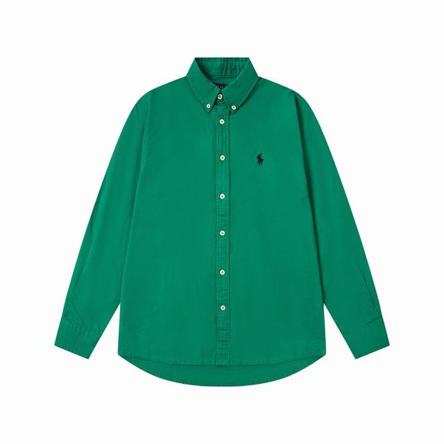 拉夫亚麻衬衫 12色 经典款不下架# 春秋拉夫劳伦衬衫Ralph Lauren亚麻款经典款美式复古衬衫 颜色 ：藏青 卡其 粉色 白色 黄色 深宝蓝色 紫色 浅