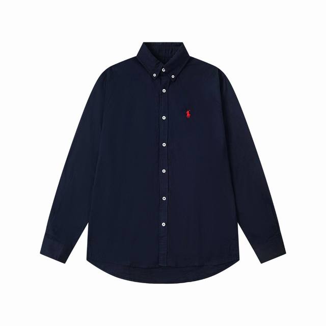 拉夫亚麻衬衫 12色 经典款不下架# 春秋拉夫劳伦衬衫Ralph Lauren亚麻款经典款美式复古衬衫 颜色 ：藏青 卡其 粉色 白色 黄色 深宝蓝色 紫色 浅