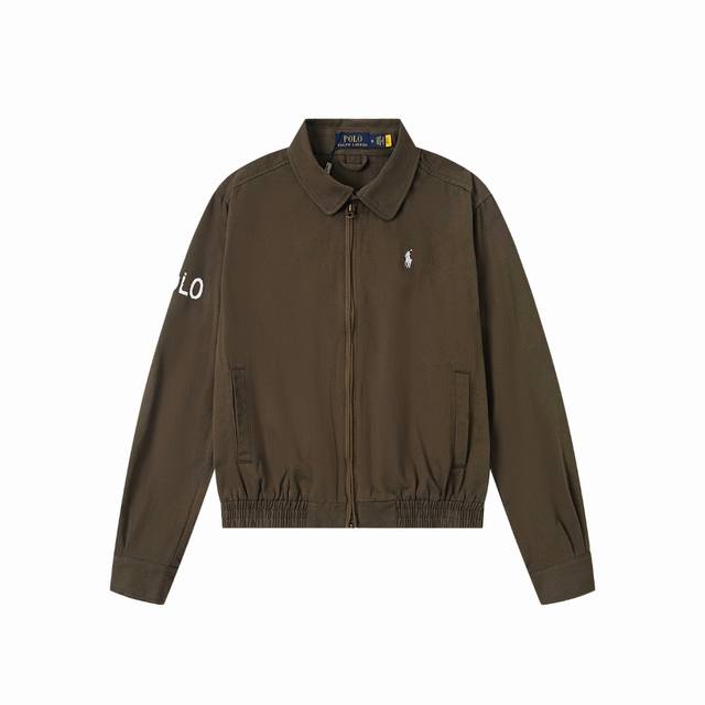 货比三家 经典款 现货足 拉夫劳伦飞行夹克8色 颜色：白色 粉色 藏青色 黄色 浅蓝色 卡其色 军绿色 咖啡色 尺码:S M L Xl 款号：L101