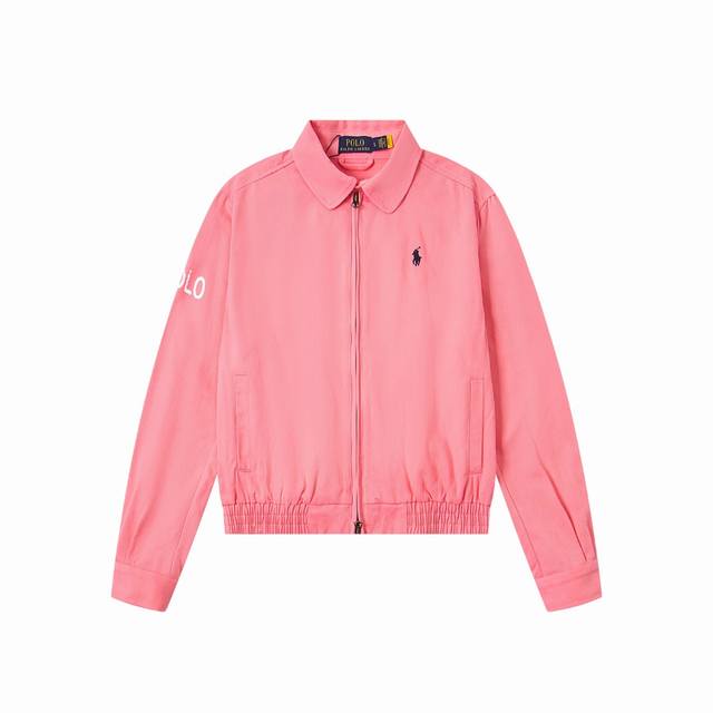 货比三家 经典款 现货足 拉夫劳伦飞行夹克8色 颜色：白色 粉色 藏青色 黄色 浅蓝色 卡其色 军绿色 咖啡色 尺码:S M L Xl 款号：L101