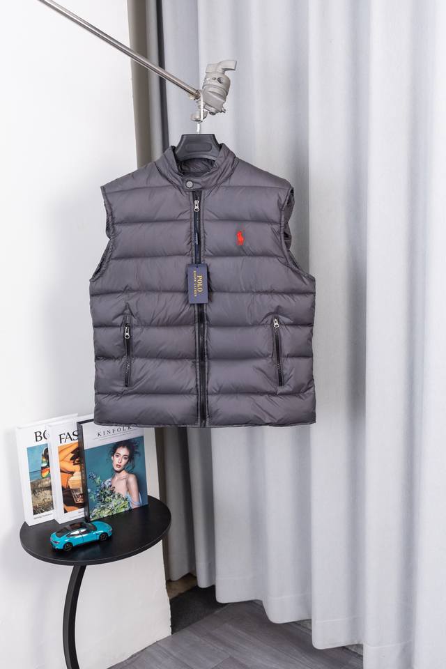 款号：M033 Ralh Lauren拉夫劳伦战马刺绣连帽羽绒棉马夹 Olo小马标男女同款，永不过时的经典常青款，近几年超级火爆的厚款，各大明星网红纷纷上身，购