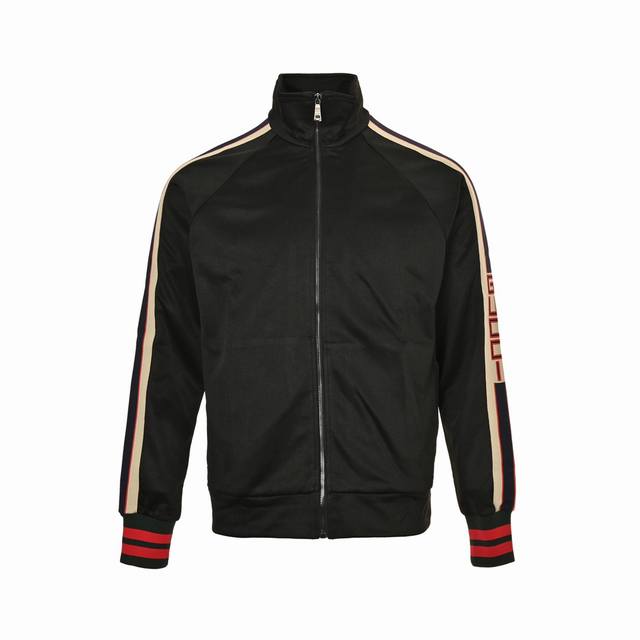 Gucci 古驰 经典织带套装外套 原版购入，完美还原。定织定染面料，侧边蛇纹Logo完美对位，区别市面错误版本，定制五金，水洗标，下摆袖口螺纹还原Zp，代购混