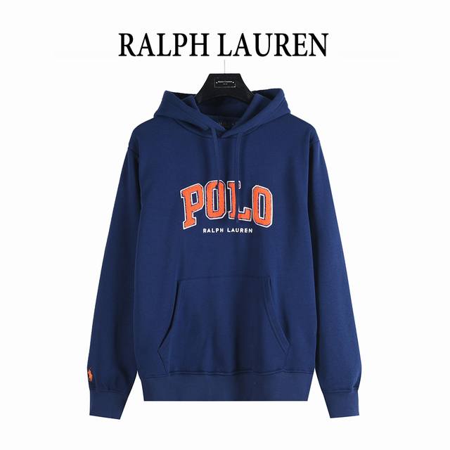 Ralph Lauren 拉夫劳伦 胸前毛巾绣Logo薄绒连帽卫衣 毛巾刺绣连帽卫衣420克世博绒连帽卫衣 定制原版面料 辅料 吊牌 领标 包装均按照原版制作