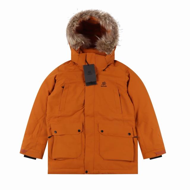 Kailas 凯乐石 毛领加厚工装防寒加绒防水羽绒服 性能硬核不失时尚的工装羽绒，可作为外层穿着，240G的高充绒量，使它足够应对外-25℃寒冷天气，面料能抵御