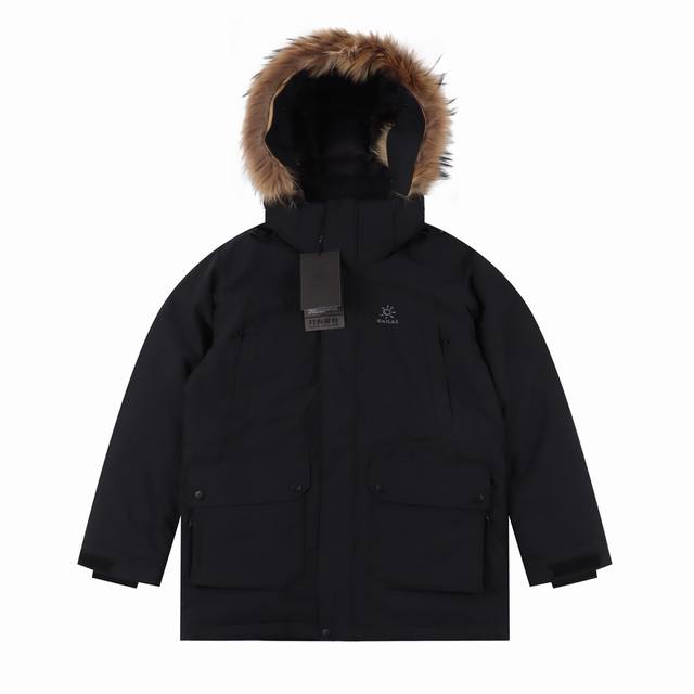 Kailas 凯乐石 毛领加厚工装防寒加绒防水羽绒服 性能硬核不失时尚的工装羽绒，可作为外层穿着，240G的高充绒量，使它足够应对外-25℃寒冷天气，面料能抵御