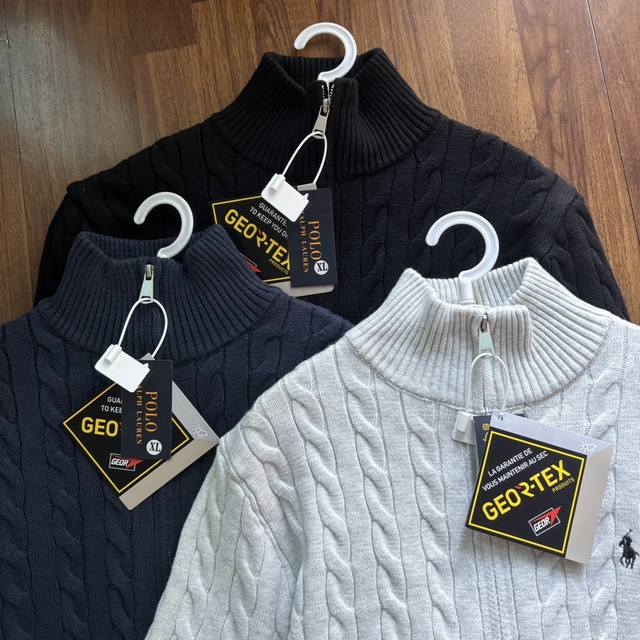 Ralph Lauren 拉夫劳伦针织拉链毛衣外套夹克情侣男女同款 纯色小马刺绣Logo麻花针织毛衣复古学院风 手感舒适度满分 承包春秋冬的衣橱必备单品 天冷叠